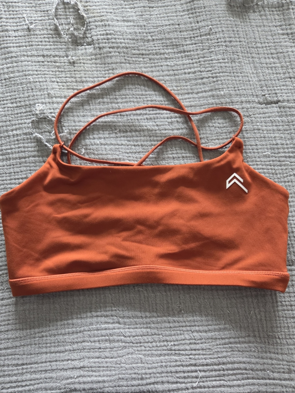 Oner Active Orange Strappy Sports Bralette